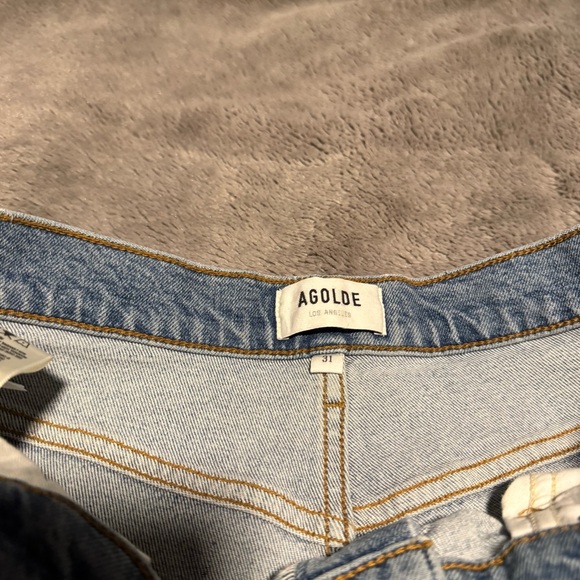 AGolde Riley High Rise Crop Jeans - Picture 6 of 8